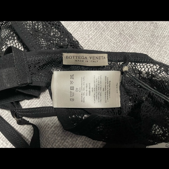Bottega Veneta Lace Bra Black size 40 - Picture 3 of 4